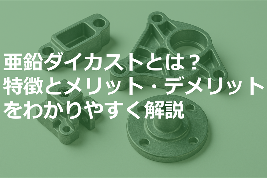 亜鉛ダイカストとは？特徴とメリット・デメリットをわかりやすく解説